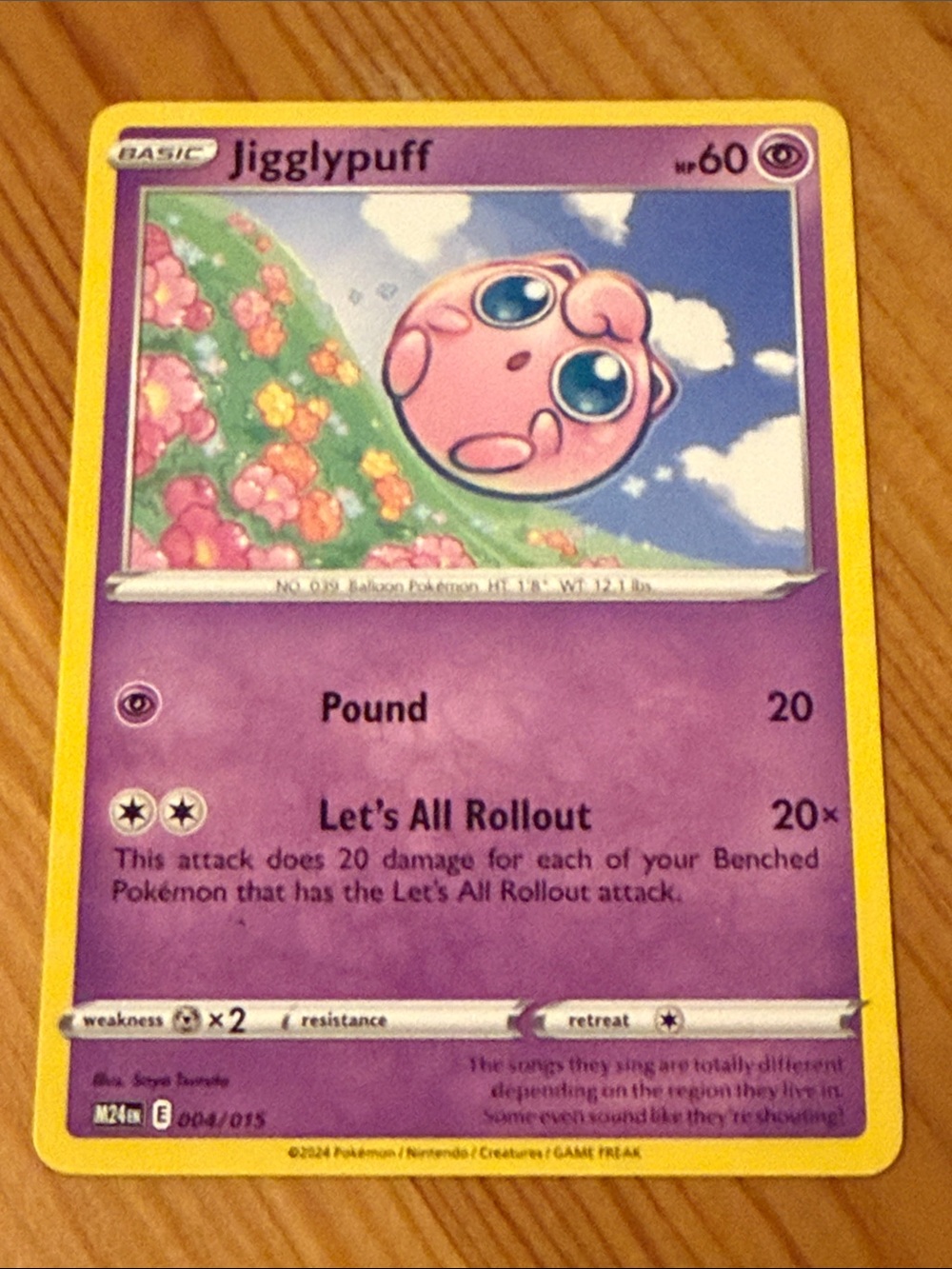 Jigglypuff Pokémon Card (004/015) - Basic